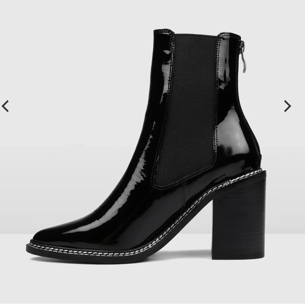 Jo Mercer Luxe High Ankle Boots - Size 38 - Picture 3 of 9